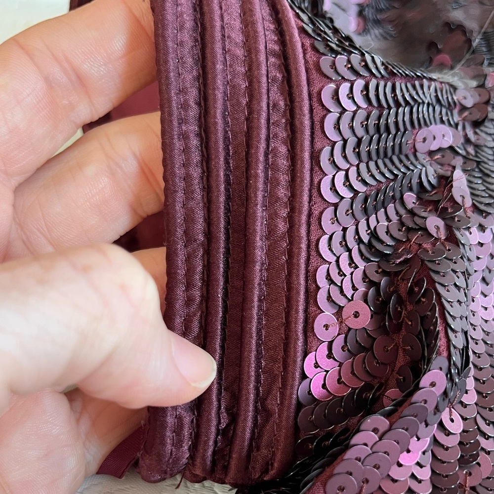 Badgley Mischa sequin shift dress purple - Picture 8 of 11